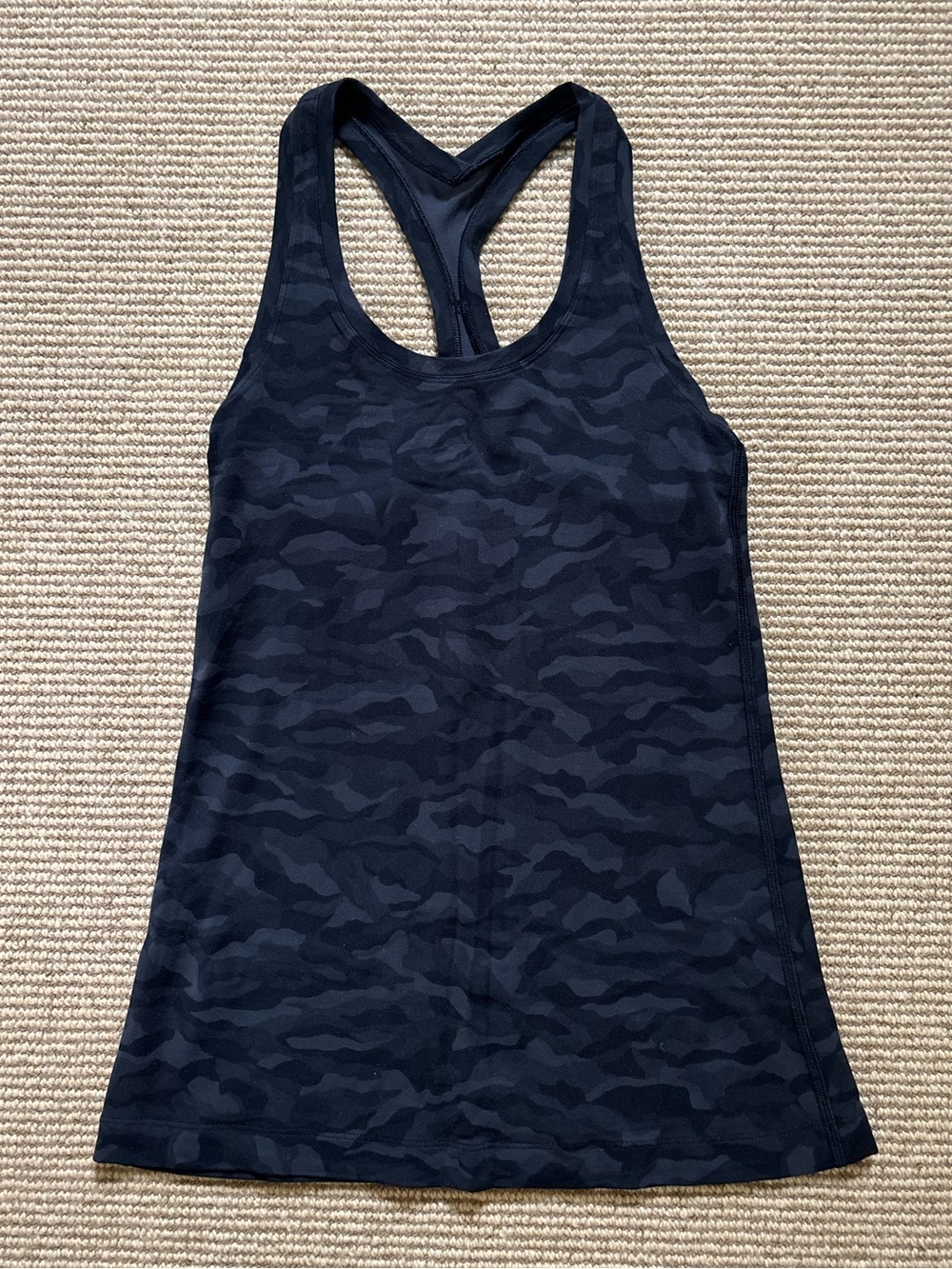 lululemon athletica Navy Camo Racerback Tank